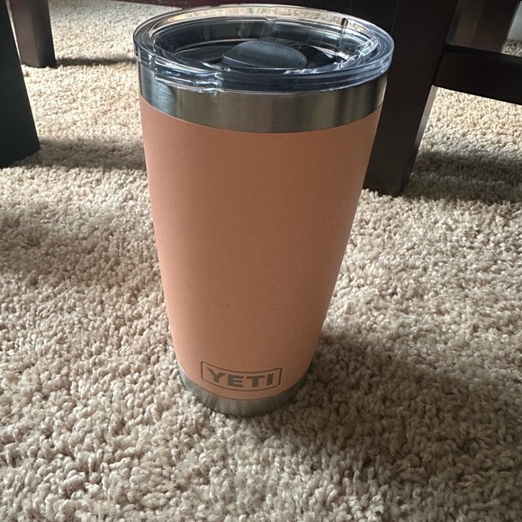 Yeti Other - Yeti Rambler Tumbler in Peach Pink with Stainless Trim